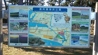 中田島砂丘周辺に位置する公園