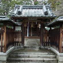 奥に進むとこうなっています