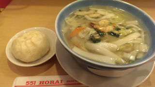 海鮮麺と豚まん