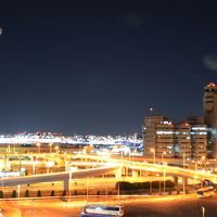 部屋から見える眺望（夜）