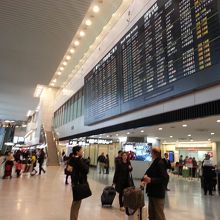 第一ターミナル到着階です。