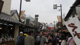 コンパクトにな参道が魅力