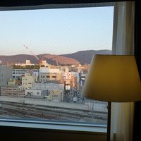 部屋から望む若草山