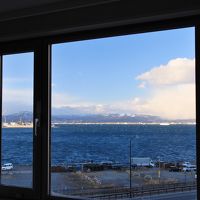 西館の部屋からは海がのぞめます