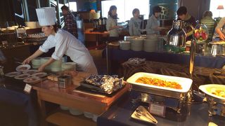 眺めも楽しめる