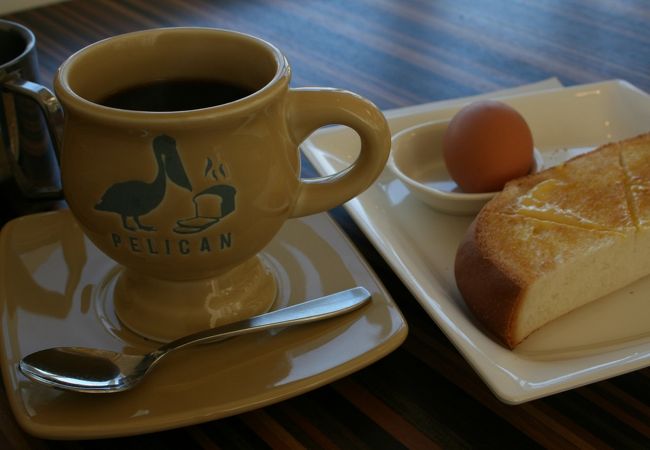 ペリカンのコーヒーカップでした。