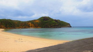 日本最西端の浜