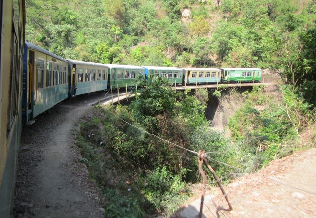 景色が美しい山岳鉄道