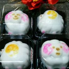 2015年干支の山芋饅頭♪