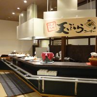 夕食時には揚げたての天ぷらを・・・