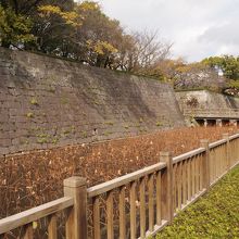 石垣とお堀です。