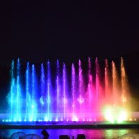 噴水のショーは必見です。
