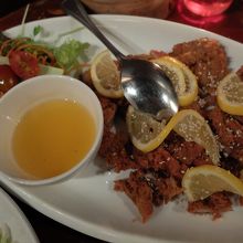 クリスピー・レモン・チキン。