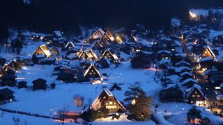 白川郷ライトアップ