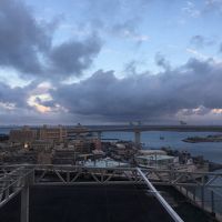 早朝の写真です