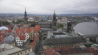 展望台から、ドレスデンを一望できます。