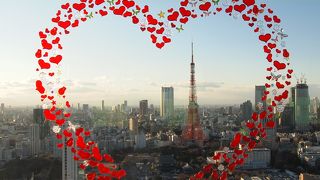 東京タワーを眺められる