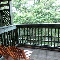 ベランダから見える木々