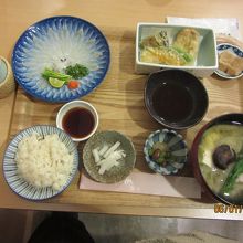 ふぐご膳セット