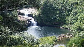 滝が遠すぎる。。 