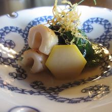 コースの料理　先付