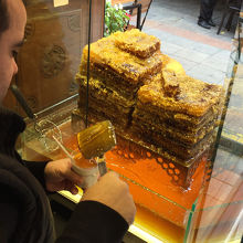 たくさんハニーをかけてくれました。