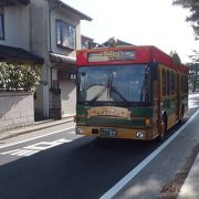 松江市内を周遊するループバス。