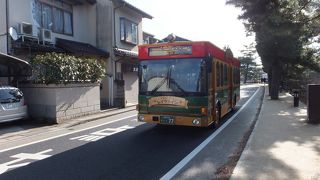 松江市内を周遊するループバス。