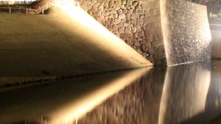 いもり堀南東端の石垣