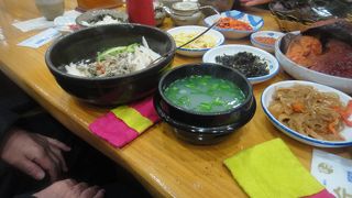 朝食にはシジミスープのソムジンガン