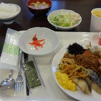 朝食バイキングのメニューです。