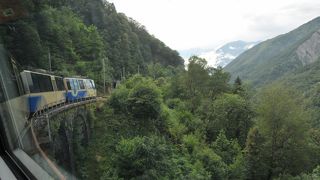 国境を走る景勝路線。