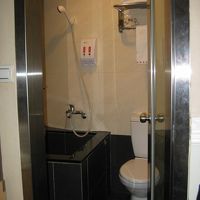 ガラスのドアです。