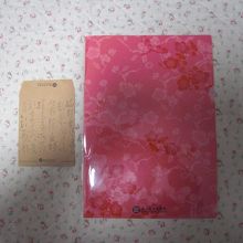 ギフトショップで購入したクリアファイル