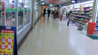 現在、地下アクセスがちょっと不便