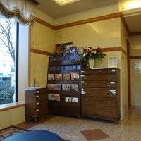 ロビーにはディズニーファンや、観光向けの本が