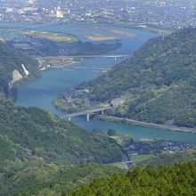 八代市を見渡せる山から大俯瞰しました