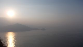 橘湾と雲仙の風景が美しい
