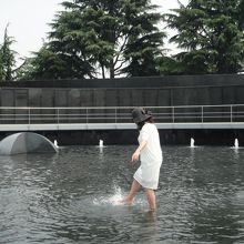 この直後、どこからか係員が来て入らないよう注意された（笑）