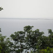 久高島が見えます