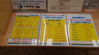 SIMMカードは１社だけ