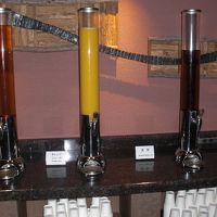 休憩所での飲み物サービス