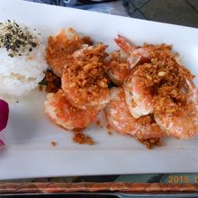 ガーリックシュリンプ　ここのが一番美味しいかも