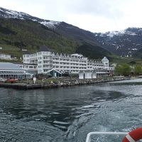 フェリーから見たホテル