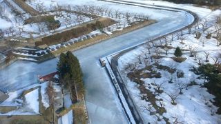 形状を実感するにはタワーに登って