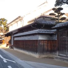 かもがた町家公園で撮影