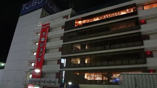 比較的大きなデパートです