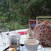 ロビーラウンジにて