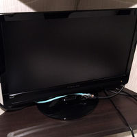 テレビ。小さ目でしたがちゃんとあります。