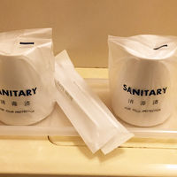 コップと歯ブラシのみ。他のものはフロントでもらえるみたいです